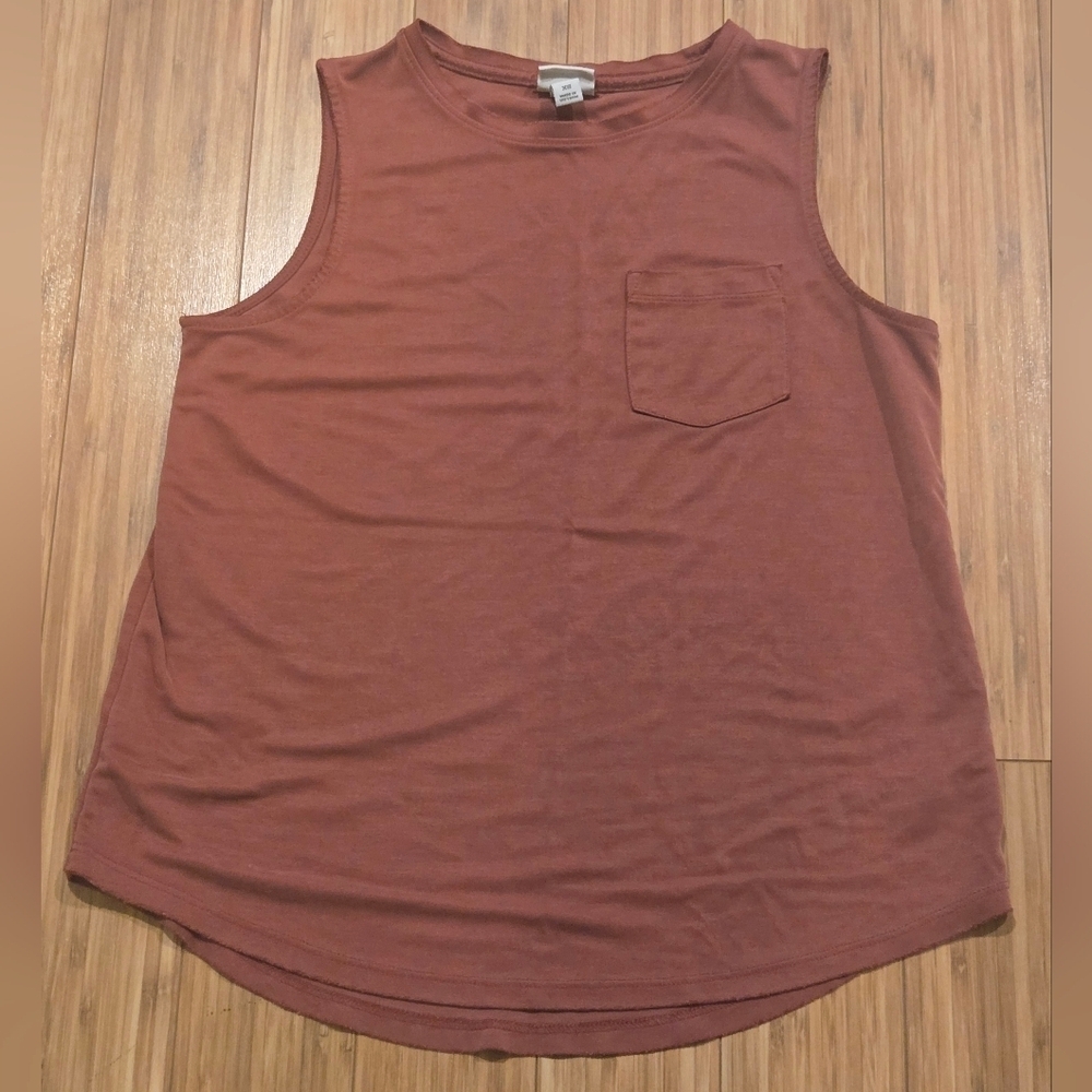 A New Day Sleeveless Brown Women's Top